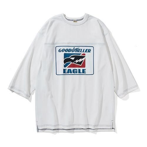 GYEAR LOGO 7TH SLEEVE TSHIRT / WHITE