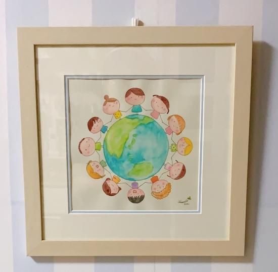 イラスト原画 せかいはひとつ Kkworld Kumi Onlineshop イラスト原画 せかいはひとつ Kkworld Kumi Onlineshop