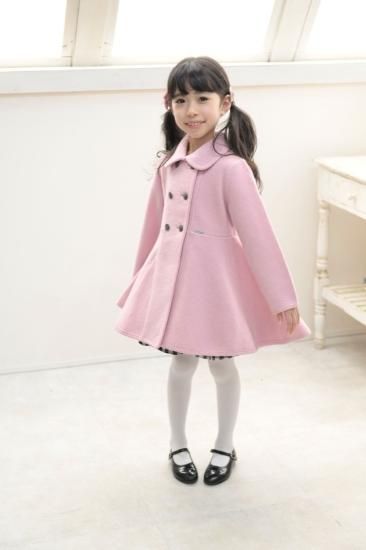 【伊勢丹新宿販売品】スペイン Marae フレアコート ピンク メリノ 【伊勢丹新宿販売品】スペイン Marae フレアコート ピンク メリノ