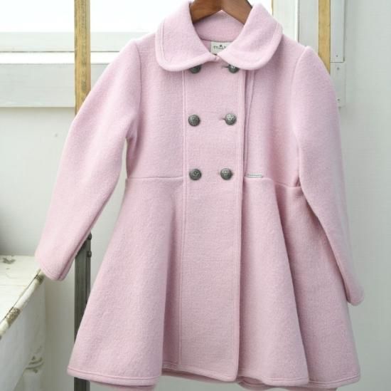 伊勢丹新宿販売品】スペイン Marae フレアコート♪ピンク♪メリノ 伊勢丹新宿販売品】スペイン Marae フレアコート♪ピンク♪メリノ