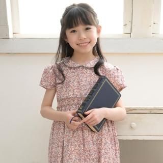 5Y(110cm) - 一針一針、手刺繍で仕上げた、スモッキング