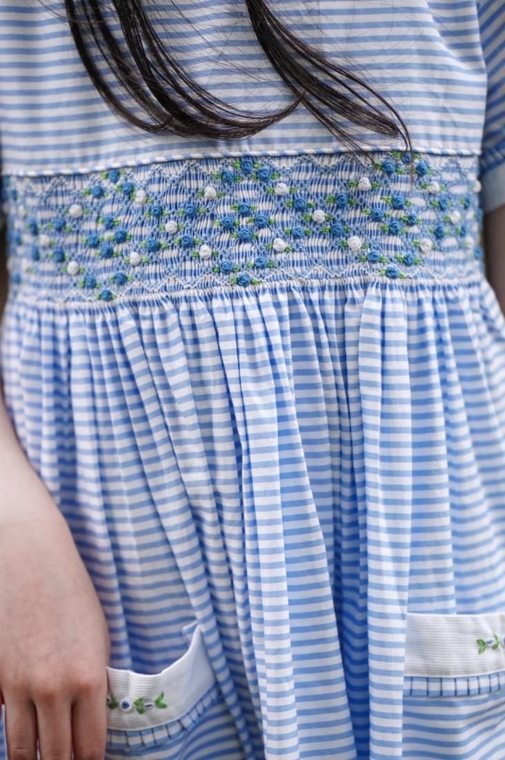 【美品】ANNAFIE　スモッキングドレスワンピース　ジゼル　10y　英国王室 美品】ANNAFIE スモッキングドレスワンピース ジゼル 10y 英国