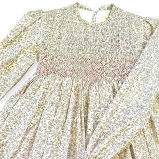 【美品】ANNAFIE　スモッキングドレスワンピース　ジゼル　10y　英国王室 美品】ANNAFIE スモッキングドレスワンピース ジゼル 10y 英国王室
