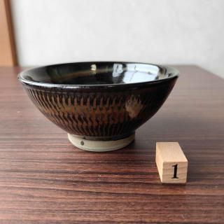 【もぐ】九谷焼　木米　急須と小鹿田焼のセット 未使用 美術九谷焼 木米 赤色 唐子遊 急須＆湯呑5客 茶器セット