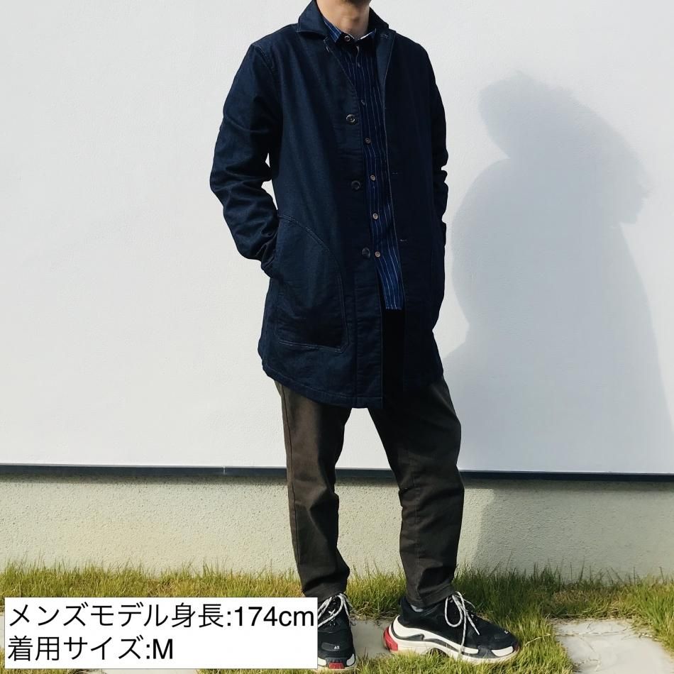 seventh sence folklore ニットデニムショップコート SSF-SC-DM - SeventhSenseFolklore | Online Store