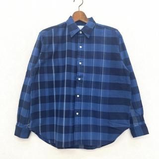 Japanese Natural Indigo Check Shirt