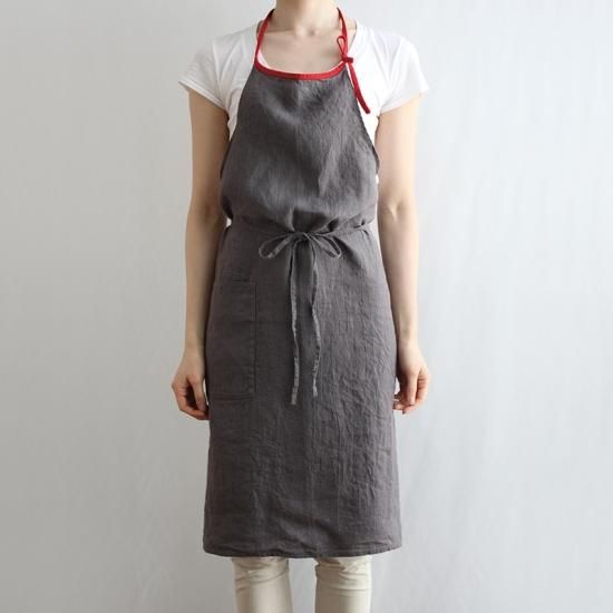 リネンのエプロン（麻）一覧｜エプロンやキッチンクロスなどの
