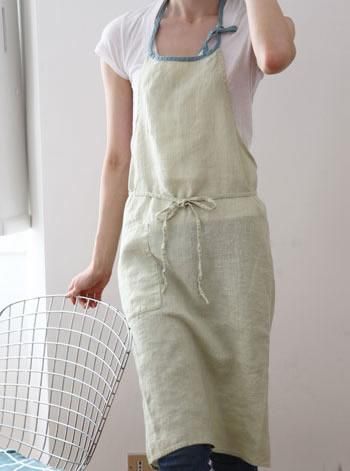 リネンエプロン（麻） （リーノ・エ・リーナ）lino e lina