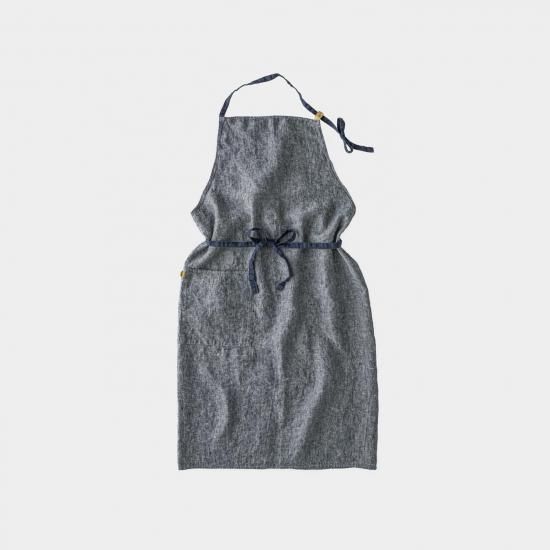 キッチンクロス　リネン（麻）　リトアニアリネン　マノン　ブルーパストラル