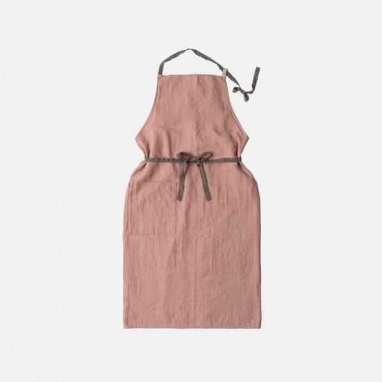 キッチンクロス　リネン（麻）　リトアニアリネン　マノン　オールドローズ