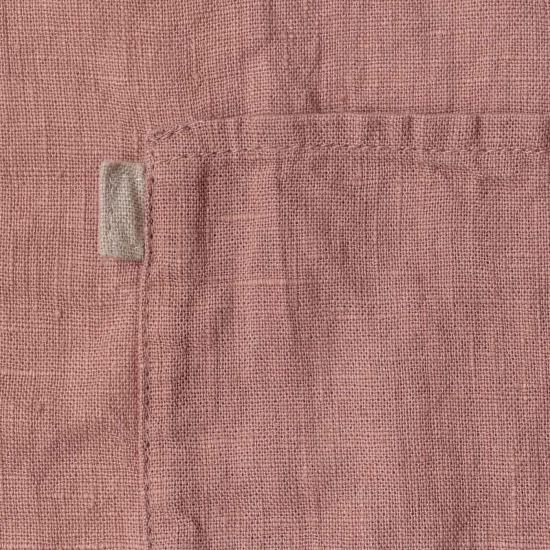 キッチンクロス　リネン（麻）　リトアニアリネン　オールドローズ