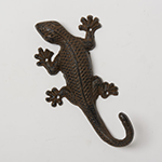 LIZARD HOOK ANTIQUE BLACK