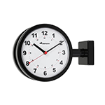 DOUBLE FACE CLOCK 170D BLACK