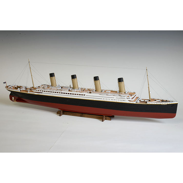 木製模型 飛鳥Ⅱ（1/350スケール・全長 688mm・完成重量 1,350g