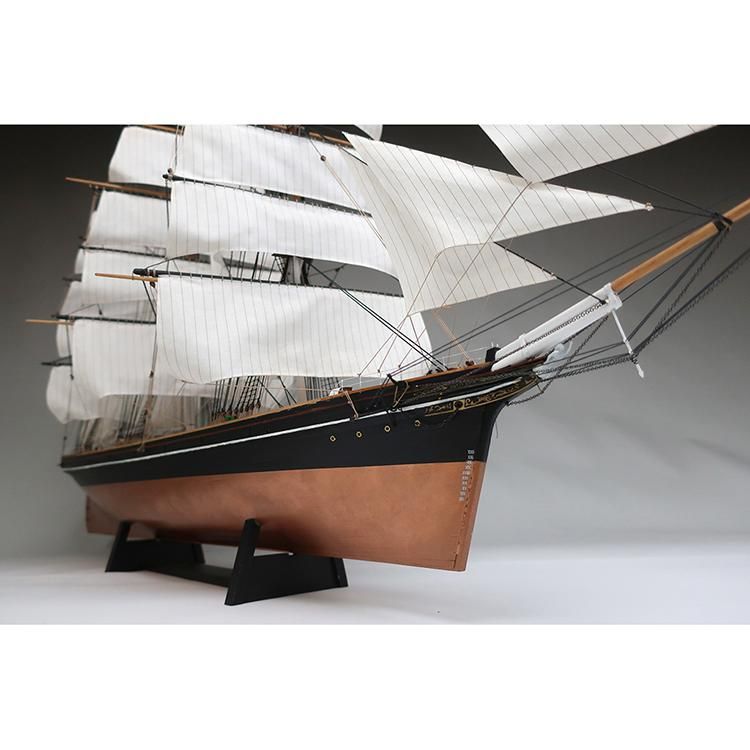 木製帆船模型 1/100カティサーク 帆付(1/100スケール・全長 869mm・完成重量 720g) 木製帆船模型 1/100カティサーク 帆付(1/100スケール・全長 869mm・完成重量 720g)