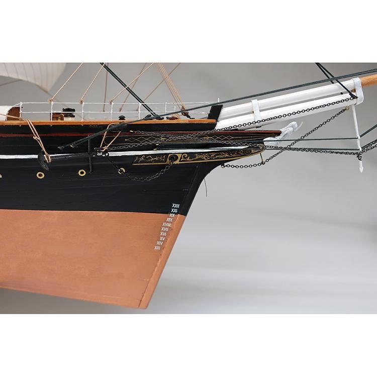 木製帆船模型 1/100カティサーク 帆付（1/100スケール・全長