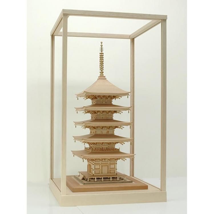 1/75 瑠璃光寺 五重塔 - 【公式】ウッディジョーオンラインショップ 1/75 瑠璃光寺 五重塔 - 【公式】ウッディジョーオンラインショップ