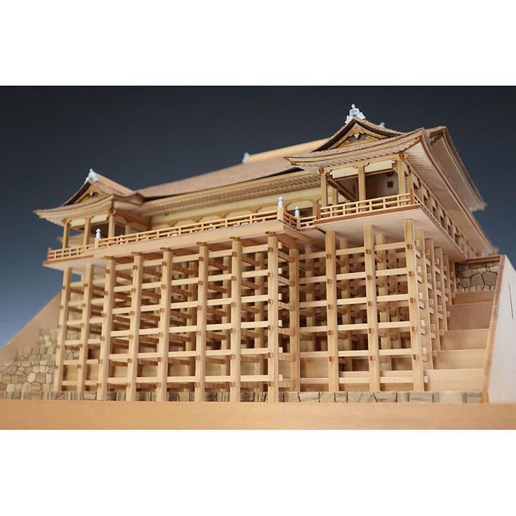Amazon | ウッディジョー 1/150 清水寺 本堂・舞台 木製建築模型