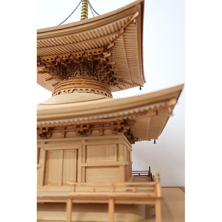 1/50 石山寺 多宝塔 - 【公式】ウッディジョーオンラインショップ 1/50 石山寺 多宝塔 - 【公式】ウッディジョーオンラインショップ