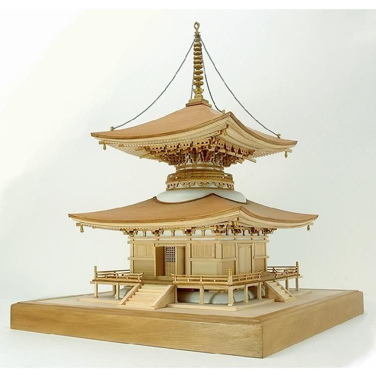 1/50 石山寺 多宝塔 - 【公式】ウッディジョーオンラインショップ 1/50 石山寺 多宝塔 - 【公式】ウッディジョーオンラインショップ