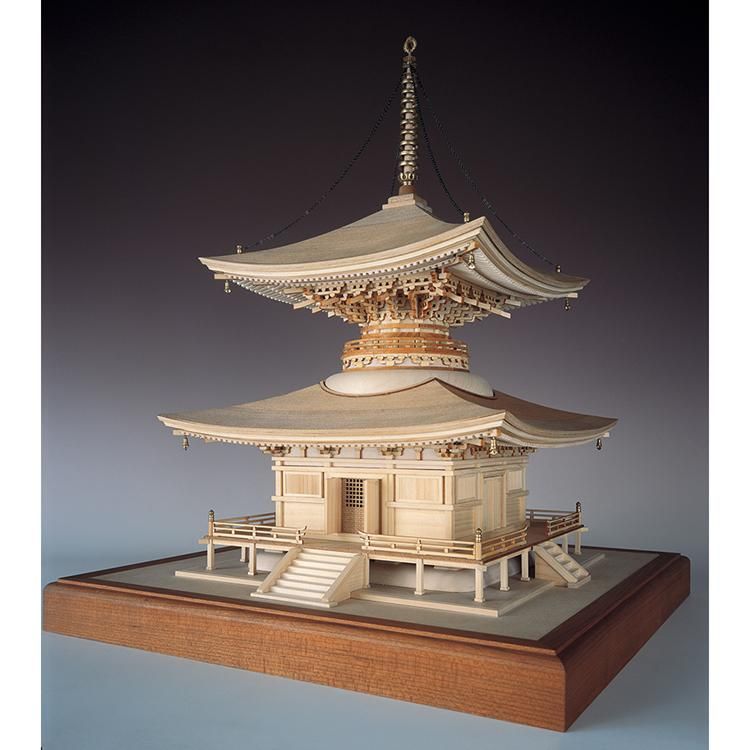 【新品・未使用】1/50 石山寺 多宝塔 ウッディジョー（Woody JOE）