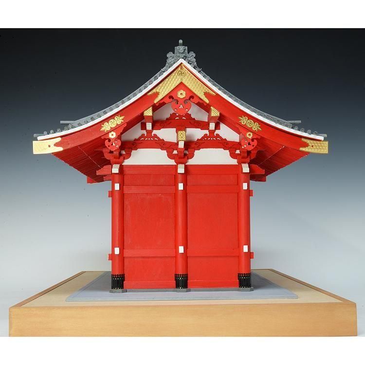 浅草寺 雷門 木製 建築模型 1/50 完成品 1/50 浅草寺 雷門 – ウッディジョー