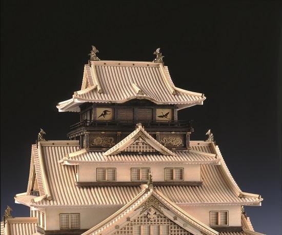 木製建築模型 大阪城(1/150スケール・全長 390mm) - 【公式 木製建築模型 大阪城(1/150スケール・全長 390mm) - 【公式