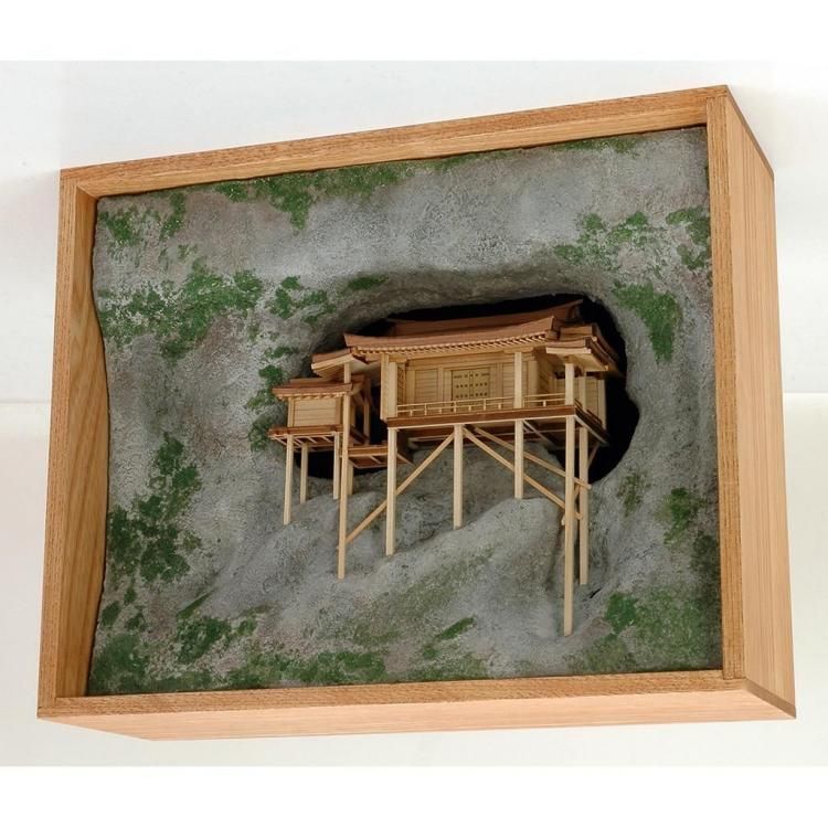 1/75 三佛寺 投入堂 - 【公式】ウッディジョーオンラインショップ 1/75 三佛寺 投入堂 - 【公式】ウッディジョーオンラインショップ