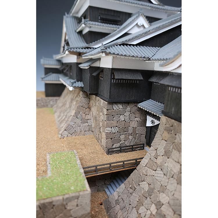 木製建築模型 熊本城 (1/150スケール・全長 500mm・完成重量 木製建築模型 熊本城 (1/150スケール・全長 500mm・完成重量