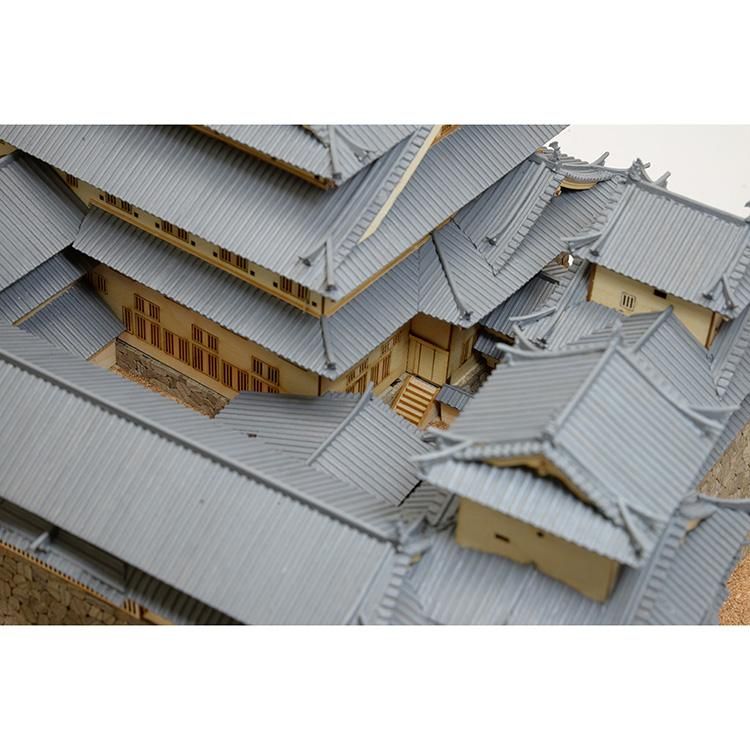 木製建築模型 姫路城(1/150スケール・全長 440mm・完成重量 木製建築模型 姫路城(1/150スケール・全長 440mm・完成重量