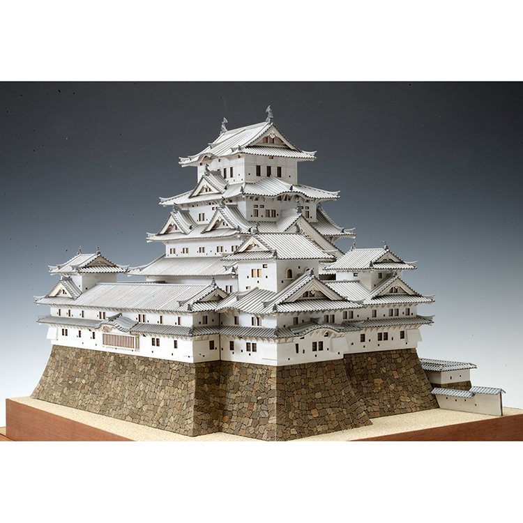 木製建築模型 姫路城（1/150スケール・全長 440mm・完成重量 1,350g） 【公式】ウッディジョーオンラインショップ