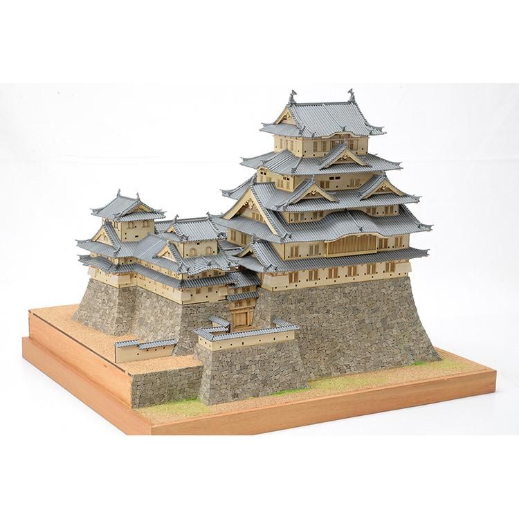木製建築模型 姫路城(1/150スケール・全長 440mm・完成重量 木製建築模型 姫路城(1/150スケール・全長 440mm・完成重量