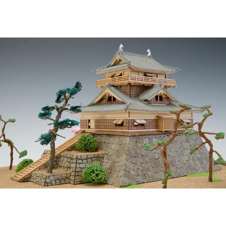 楽天 送料無料にならない 1/150 岩国城 - 【公式】ウッディジョーオンラインショップ 建築物
