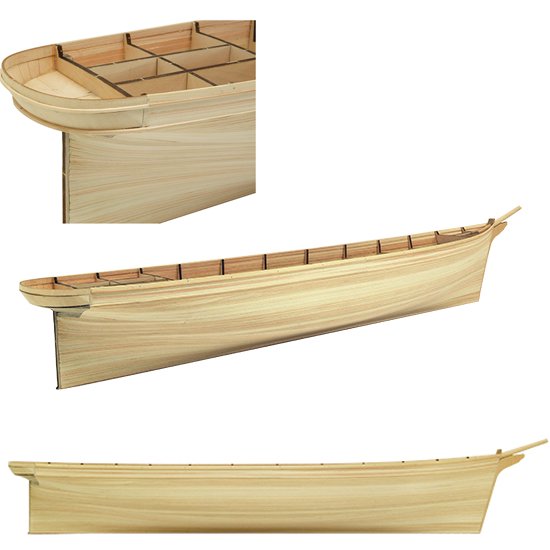 木製帆船模型 1/80カティサーク 帆付（1/80スケール・全長 1,083mm 