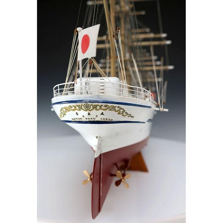 木製帆船模型 日本丸 帆なし(1/160スケール・全長 688mm・総重量 1,950g) 木製帆船模型 日本丸 帆なし(1/160スケール・全長 688mm・総重量 1,950g)
