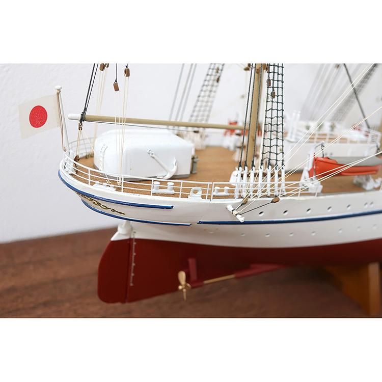 木製帆船模型 日本丸 帆なし(1/160スケール・全長 688mm・総 木製帆船模型 日本丸 帆なし(1/160スケール・全長 688mm・総