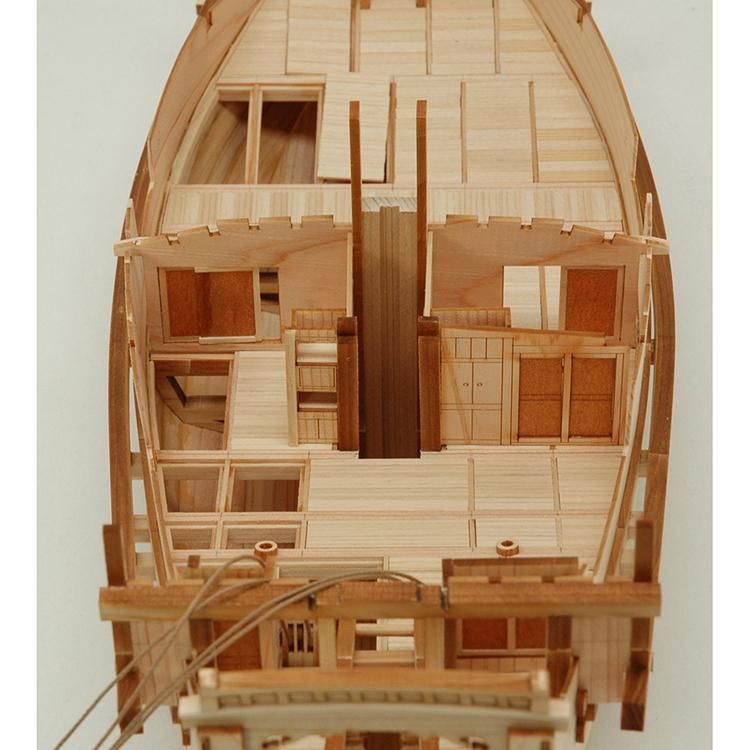 木製和船模型 菱垣廻船 (ひがきかいせん)(1/72スケール・全長 木製和船模型 菱垣廻船 (ひがきかいせん)(1/72スケール・全長