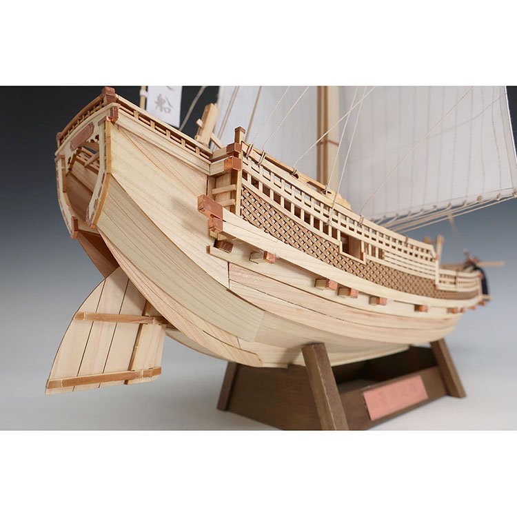木製和船模型 菱垣廻船 （ひがきかいせん）（1/72スケール・全長 417mm
