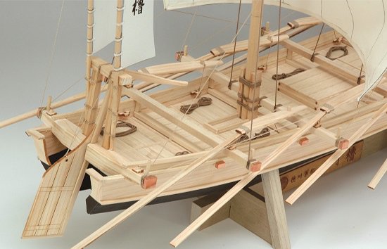 木製和船模型 八丁櫓（はっちょうろ）（1/24スケール・全長 592mm