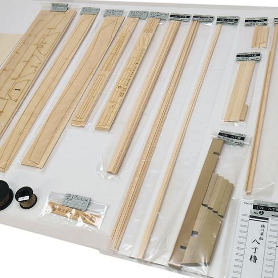 木製和船模型 八丁櫓（はっちょうろ）（1/24スケール・全長