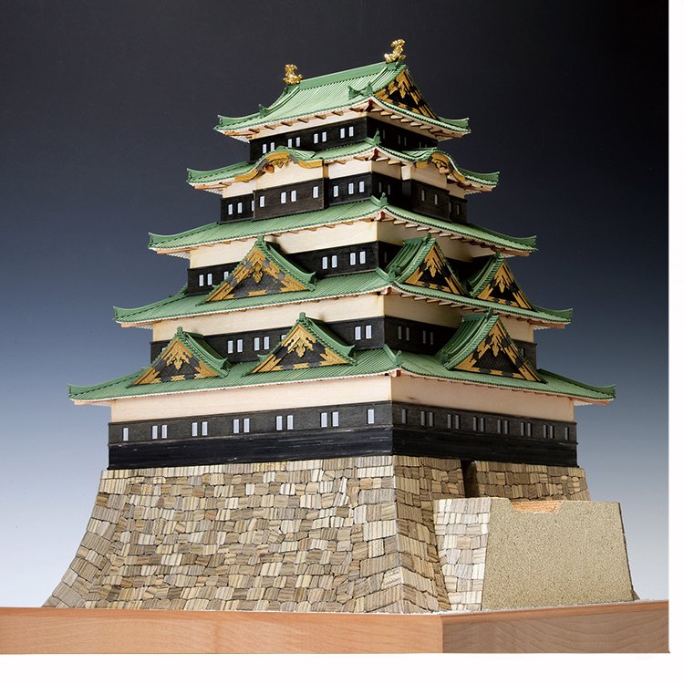 木製建築模型 江戸城（1/150スケール・全長 400mm・完成重量 2,030g） 【公式】ウッディジョーオンラインショップ