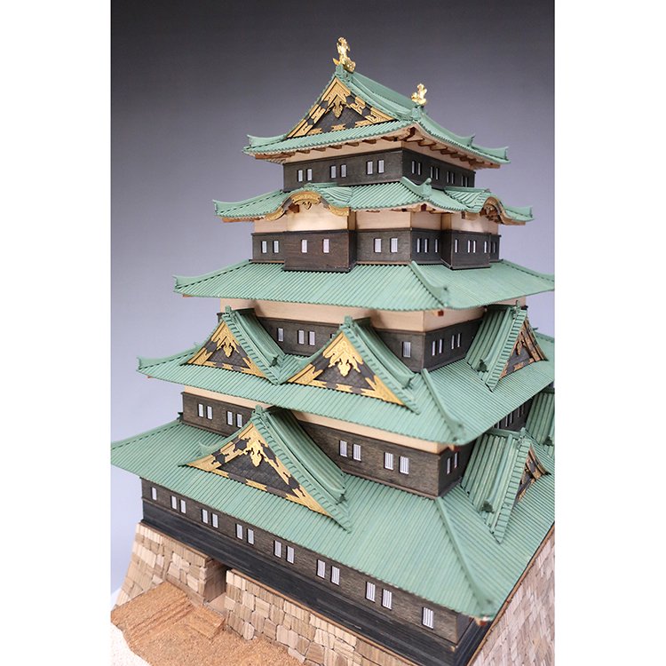 ウッディジョー/木製建築模型 1/150安土城・天守閣