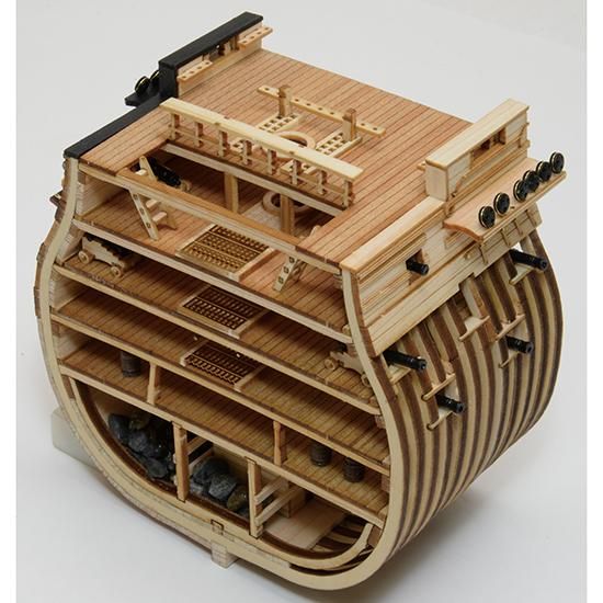 木製帆船模型 ビクトリー カットモデル 帆なし(1/160スケール 木製帆船模型 ビクトリー カットモデル 帆なし(1/160スケール