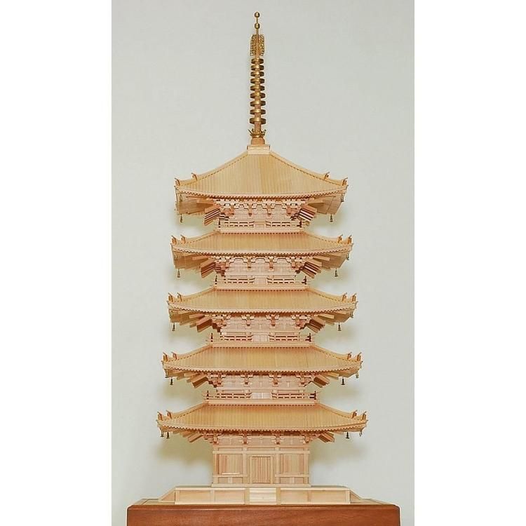 1/75 興福寺 五重塔 - 【公式】ウッディジョーオンラインショップ 1/75 興福寺 五重塔 - 【公式】ウッディジョーオンラインショップ