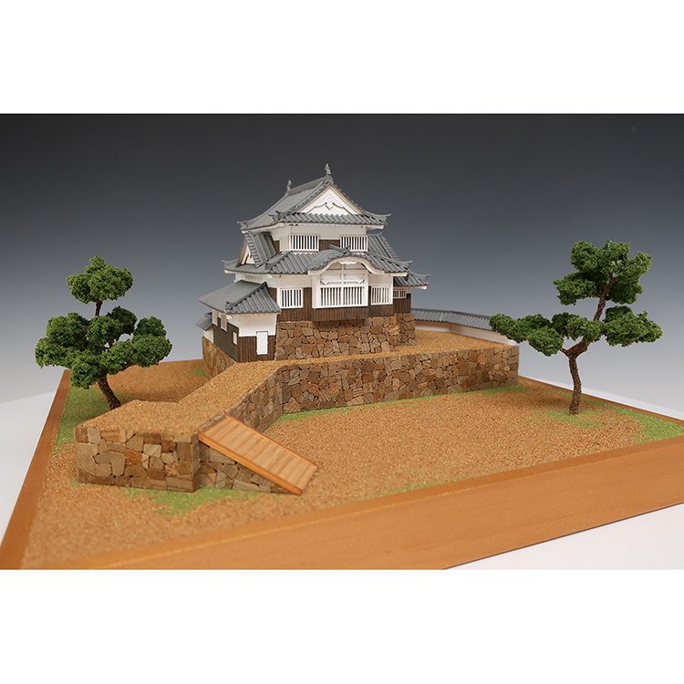 ウッディジョー 1/150 松山城 木製模型 組立キット