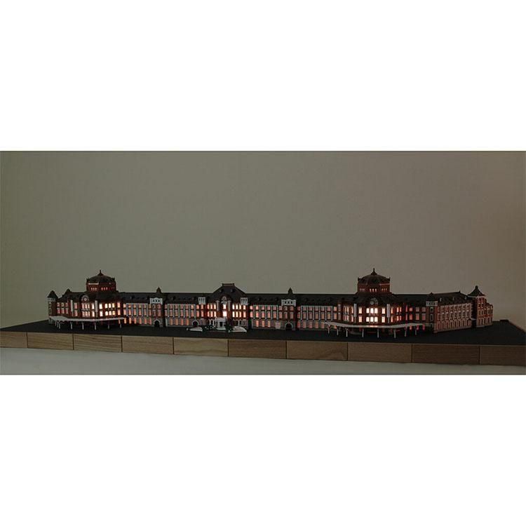 東京駅　模型 Amazon | ウッディジョー 1/350 東京駅 丸の内駅舎 木製模型