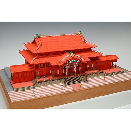 木製建築模型 首里城(1/150スケール・全長 390mm・完成重量 木製建築模型 首里城(1/150スケール・全長 390mm・完成重量