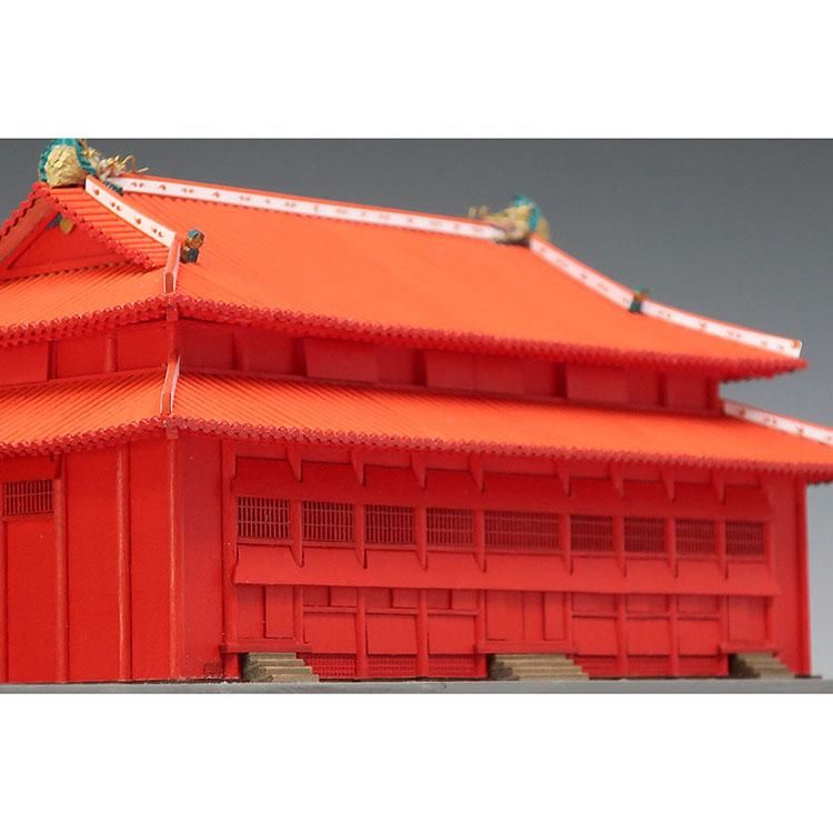 木製建築模型 首里城(1/150スケール・全長 390mm・完成重量 木製建築模型 首里城(1/150スケール・全長 390mm・完成重量