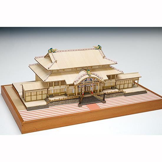 木製建築模型 首里城(1/150スケール・全長 390mm・完成重量 木製建築模型 首里城(1/150スケール・全長 390mm・完成重量