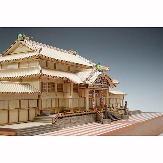 木製建築模型 首里城(1/150スケール・全長 390mm・完成重量 木製建築模型 首里城(1/150スケール・全長 390mm・完成重量